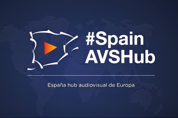 logo, hub, audiovisual, europa