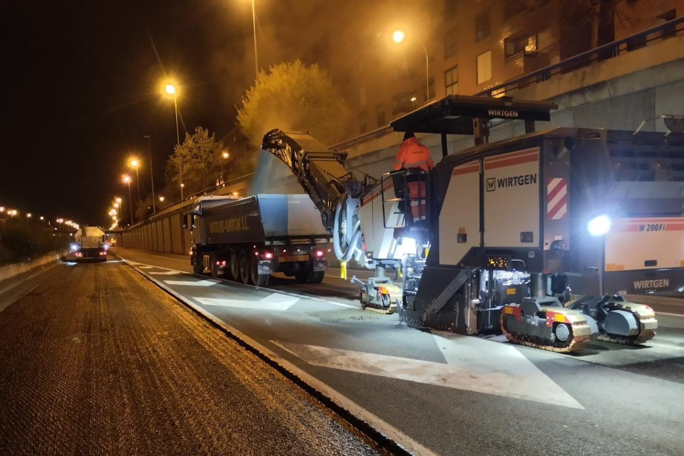 obras de rehabilitación de firmes en Logroño