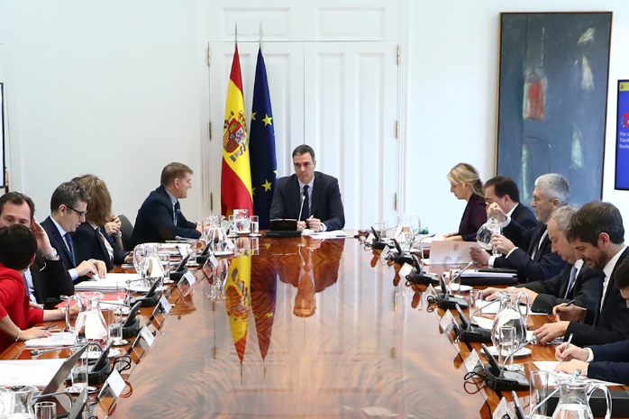 El presidente del Gobierno, Pedro Sánchez, preside la reunión de la Comisión Interministerial del Plan de Recuperación, Transformación y Resiliencia