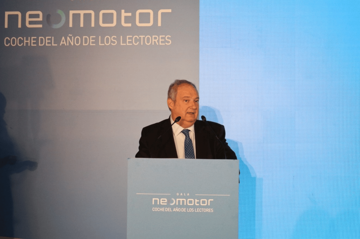 de Industria y Turismo, Jordi Hereu, durante su intervención la Gala de Neomotor.