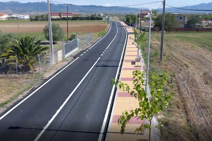 paso de peatones del tramo que conecta la N-232 con Cuzcurrita de Río Tirón