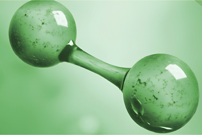 representación artística de hidrógeno verde