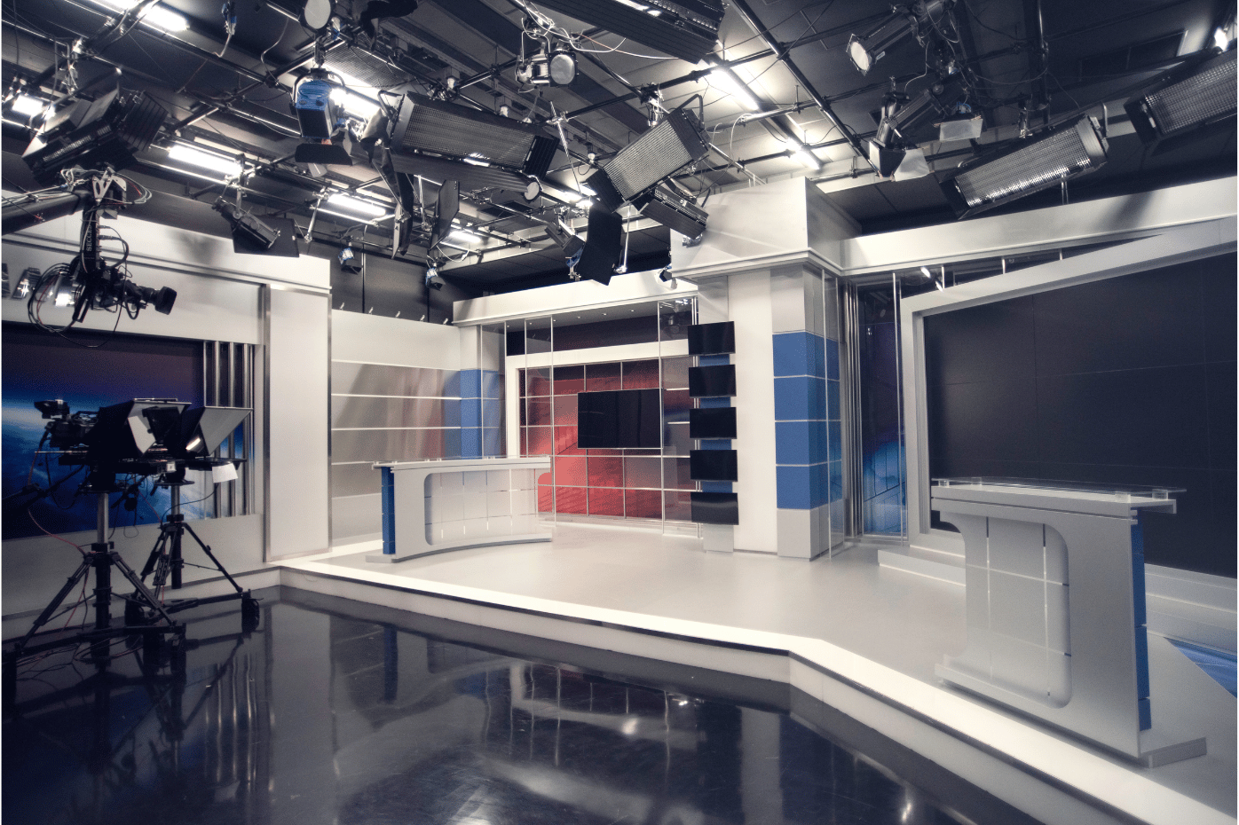 Estudios de televisión.