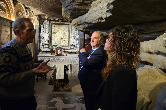 El ministro de Industria y Turismo, Jordi Hereu, en Manresa