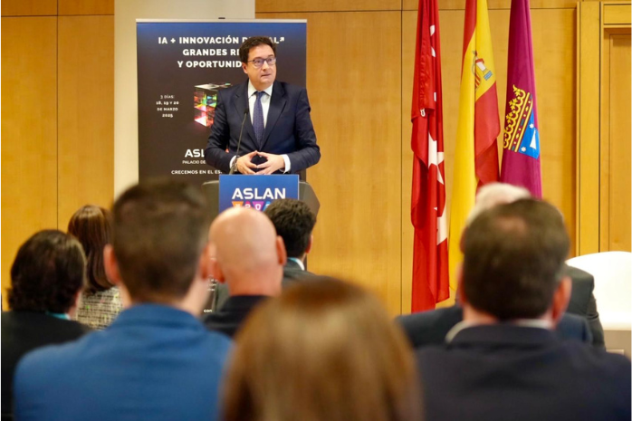 Óscar López en la inauguración de la 32 edición del Congreso ASLAN.