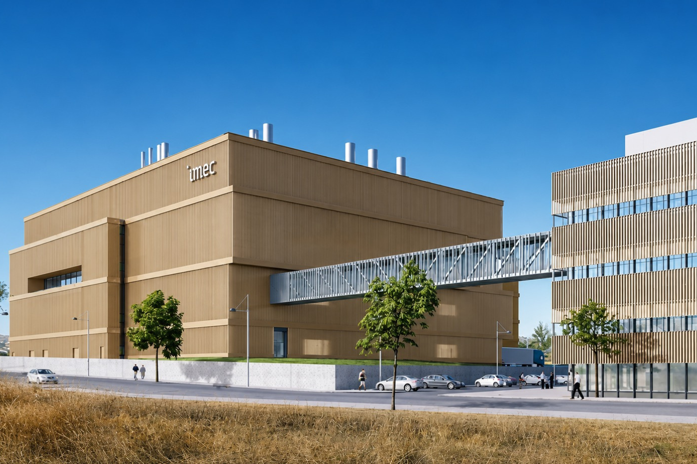 render del futuro centro del IMEC en Málaga