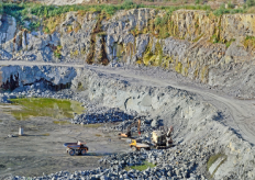 Una explotación minera a cielo abierto