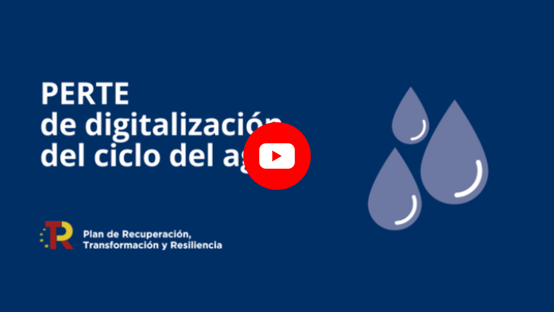 PERTE Digitalización del Ciclo del Agua