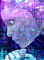 Una representación 3D de un robot