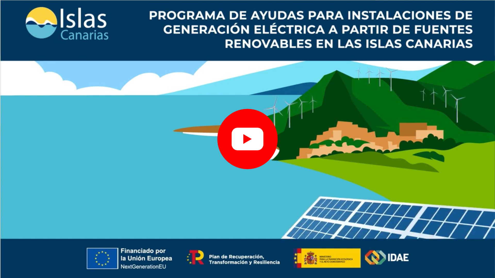 Ayudas a Instalaciones de generación eléctrica a partir de fuentes renovables en las Islas Canarias