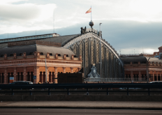 vista de la estación Puerta de Atocha en Madrid