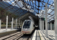 Una estación de tren