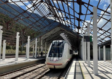 Una estación de tren
