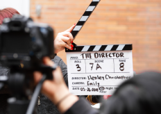 una claqueta de cine