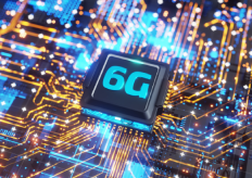 una placa integrada con el logo 6G impreso