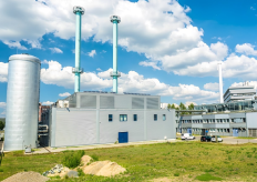 un planta de cogeneración 