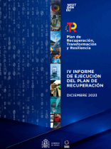 Portada del cuarto informe de ejecución del Plan de Recuperación