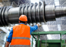 Un operario industrial