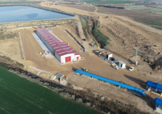 vista aérea de las obras