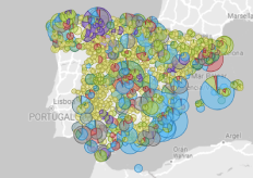 mapa de proyectos de transición ecológica financiados por el Plan de Recuperación