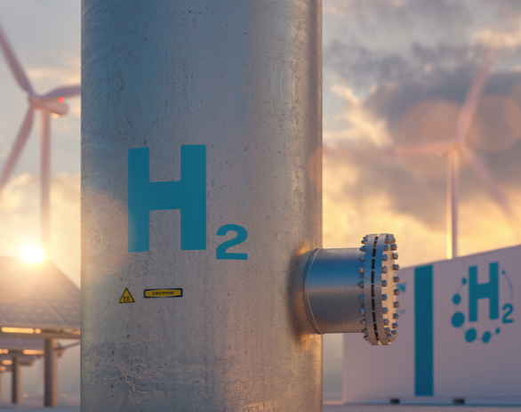 un depósito de hidrógeno renovable
