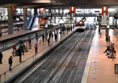 andén de la estación de Atocha