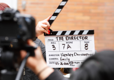 una claqueta de cine