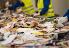 planta de reciclaje de papel