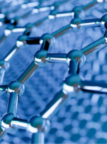 una trama de nanomaterial