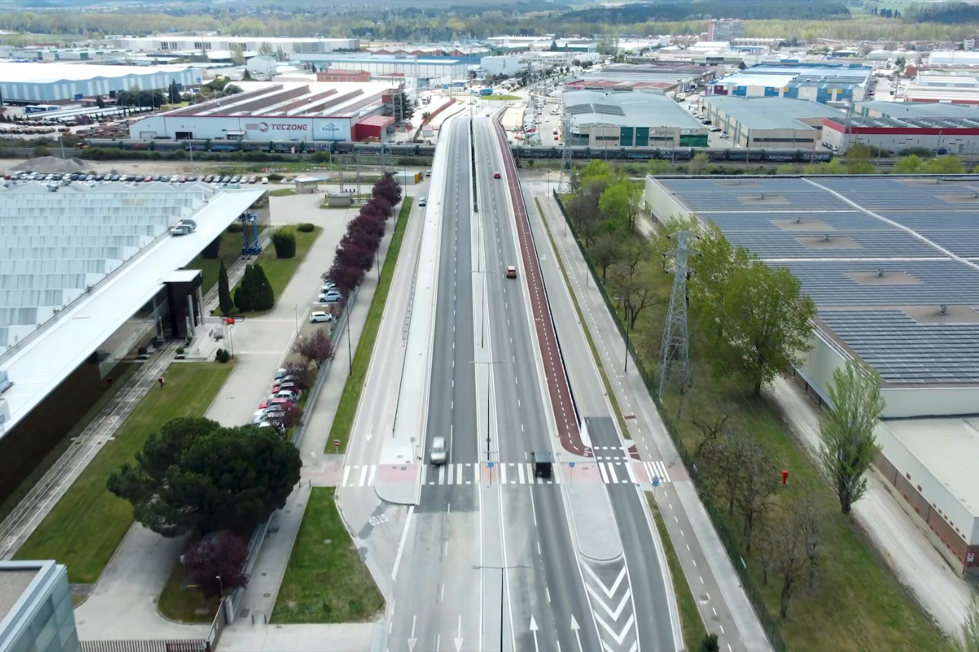 Imagen Transportes finaliza la adecuación al paso de peatones y ciclistas del puente de la avenida Alcalde Martín Cobos, en Burgos