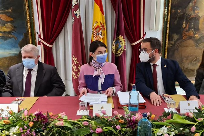 La ministra de Justicia, Pilar Llop, en un acto celebrado en la Ciudad de la Justicia de Murcia