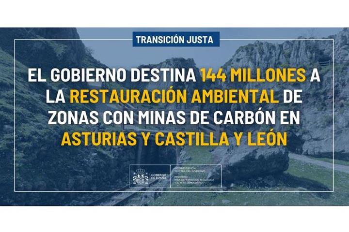 Restauración de zonas mineras en Asturias y Castilla y Léon
