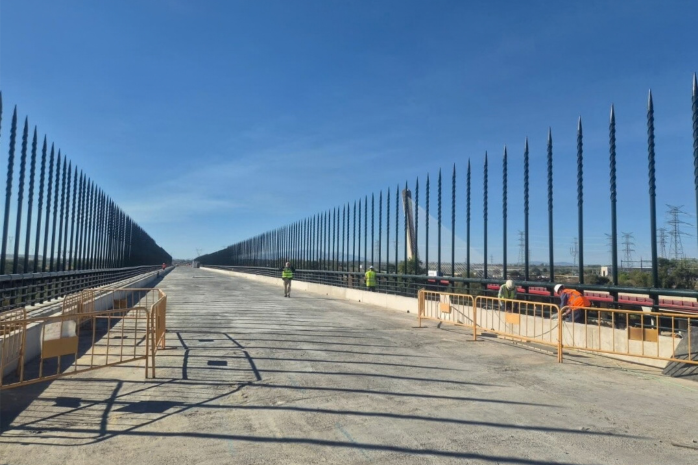  obras en el viaducto sobre el Ebro