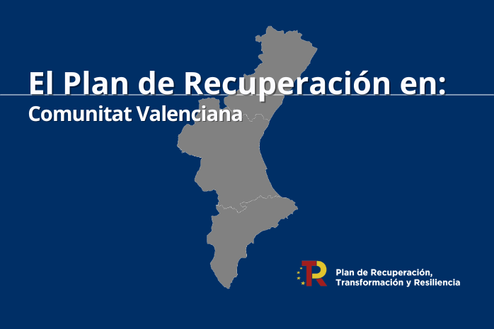 Mapa de la Comunidad Valenciana.