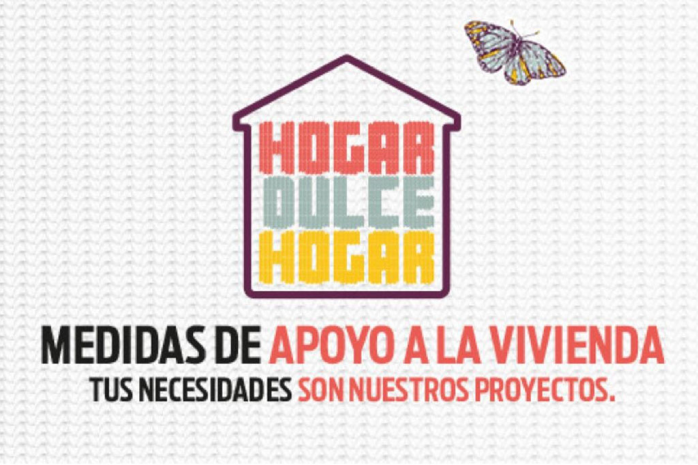 Imagen de la campaña institucional de medidas de apoyo a la vivienda