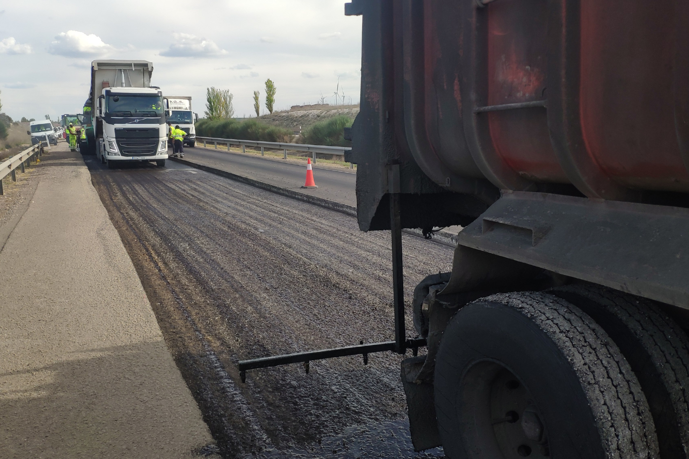 obras de rehabilitación de firmes