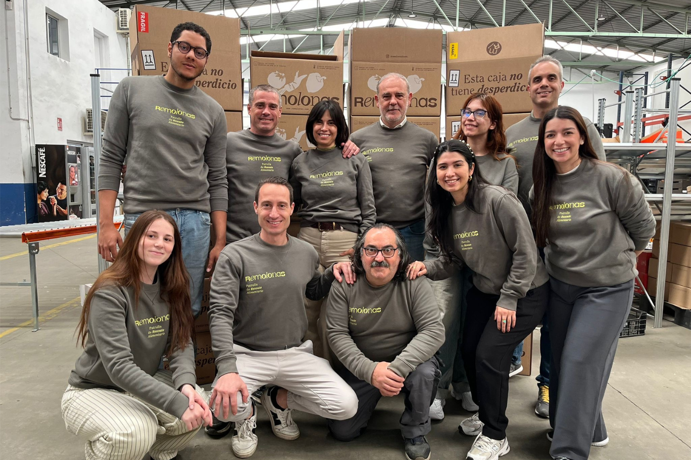foto de grupo del equipo de Remolonas
