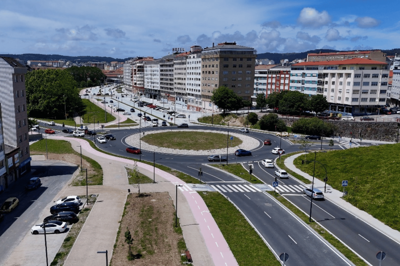 Avenida as Pias en Ferrol.