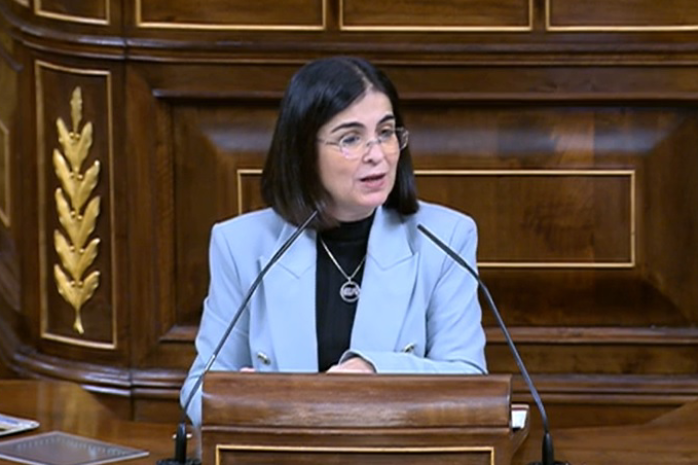 La ministra de Sanidad, Carolina Darias, defiende en el Congreso el presupuesto del Ministerio de Sanidad