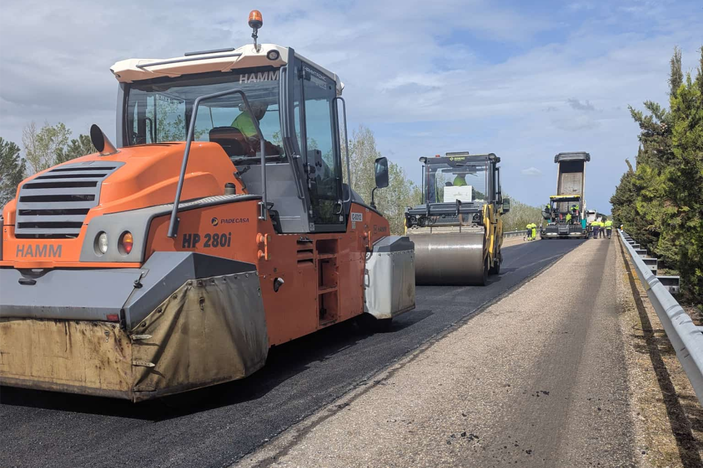 Detalle de las actuaciones de asfaltado