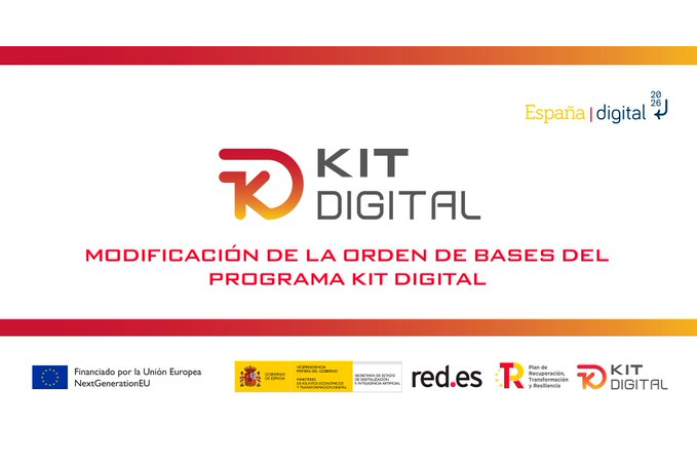 Cartela con el logotipo del Kit Digital