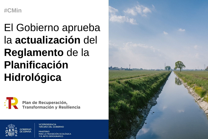 Diapositiva presentación del nuevo Reglamento de la Planificación Hidrológica