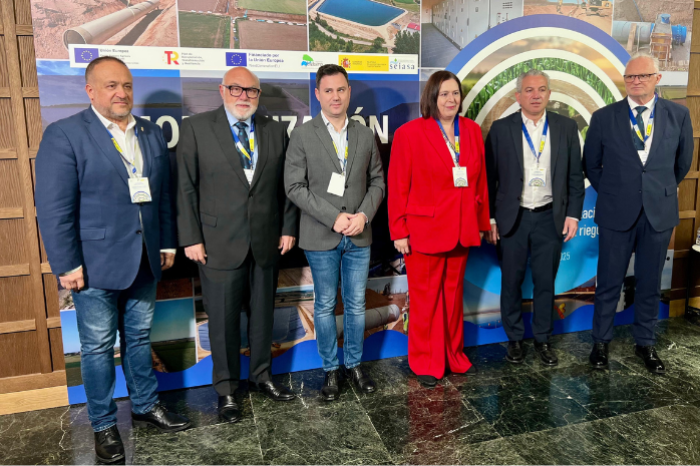 La secretaria de Estado de Agricultura y Alimentación, Begoña García, la inauguración de la jornada ‘La modernización del regadío en Castilla y León’.