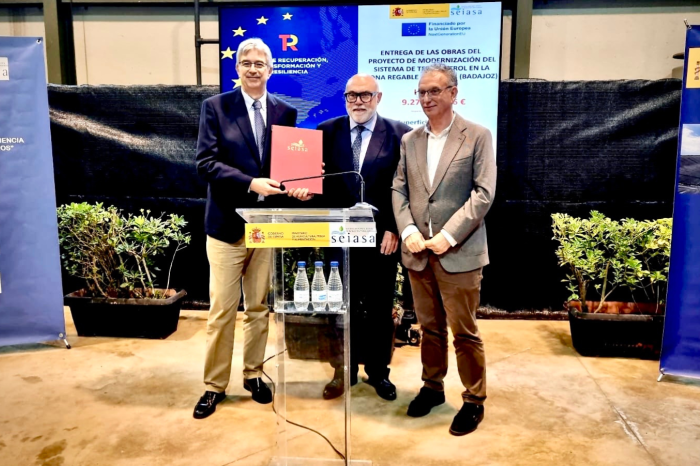 Acto de entrega de las obras