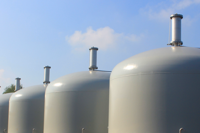 Tanques de hidrógeno.