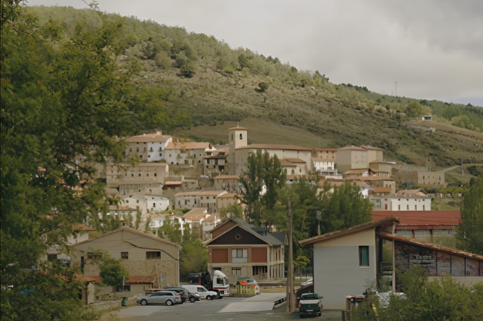 vista de un pueblo