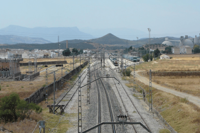 Apeadero de tren.