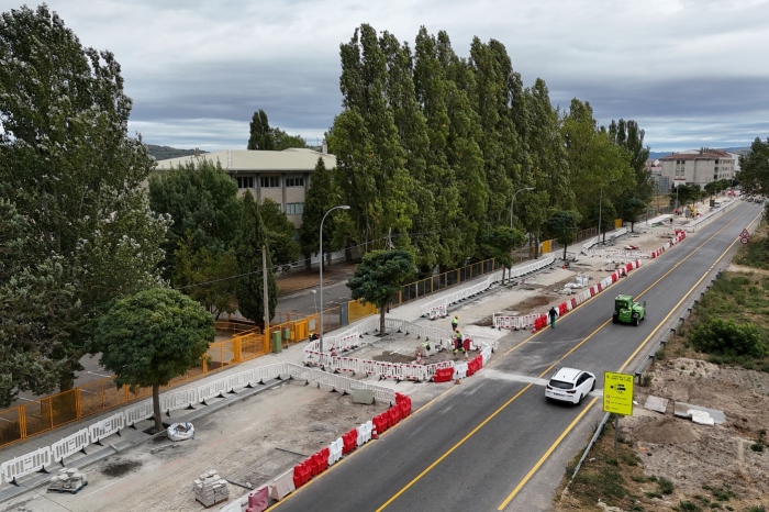 vista de las obras 
