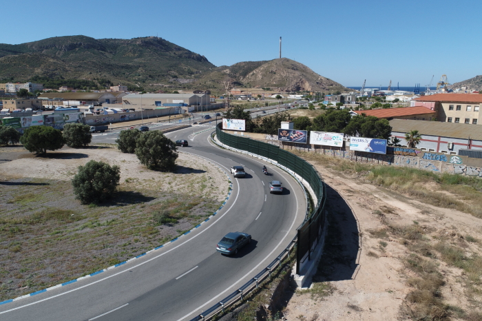 vista aérea de la actuación 