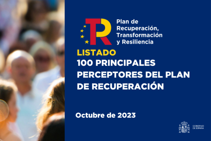 cartela, listado, 100 mayores perceptores plan de recuperación